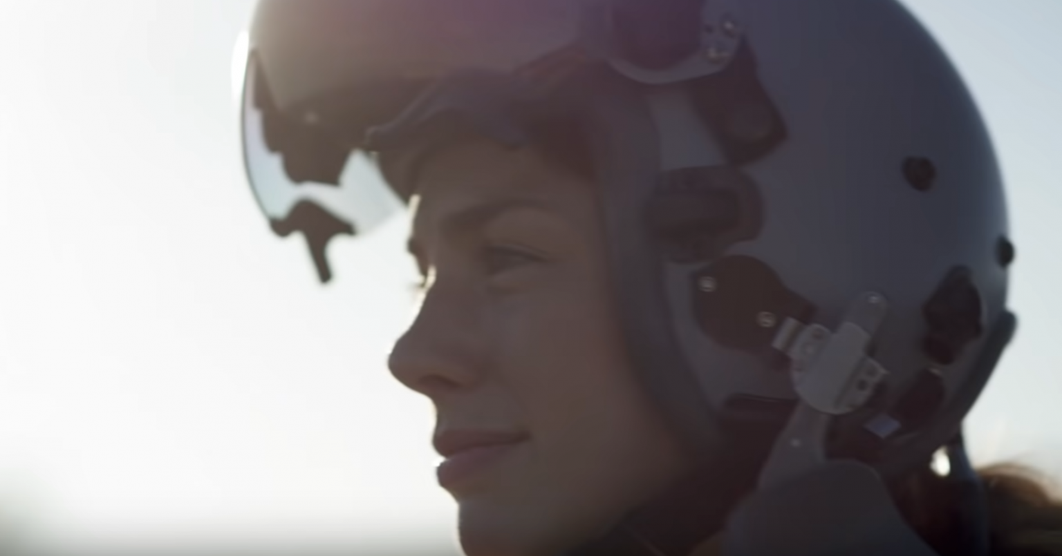 female pilot g force training